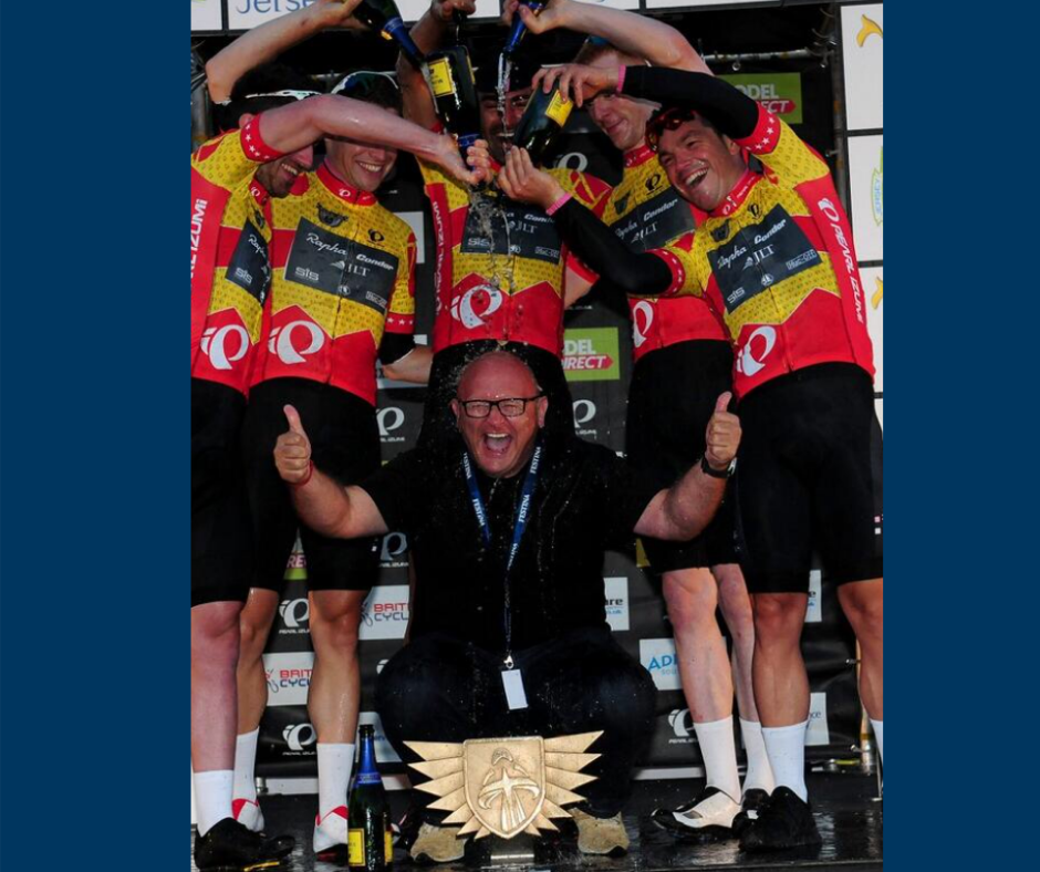 Graham Briggs at Tour Series 2014 with John Herety